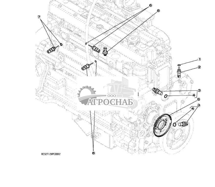 Re535990 Каталог Запчастей John Deere :7930 Tractor (Russian Edition)(Russian ...